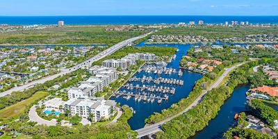 Aerial image of Azure condo in palm beach gardens florida