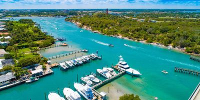 Jupiter Florida Intracoastal Catos Bridge